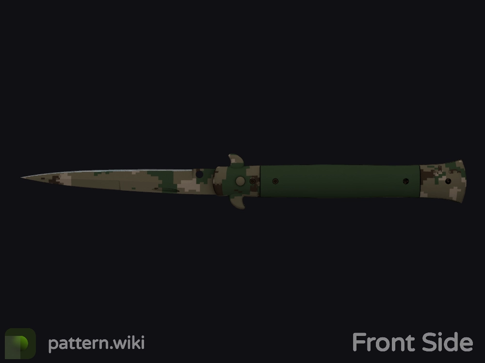 Stiletto Knife Forest DDPAT seed 109