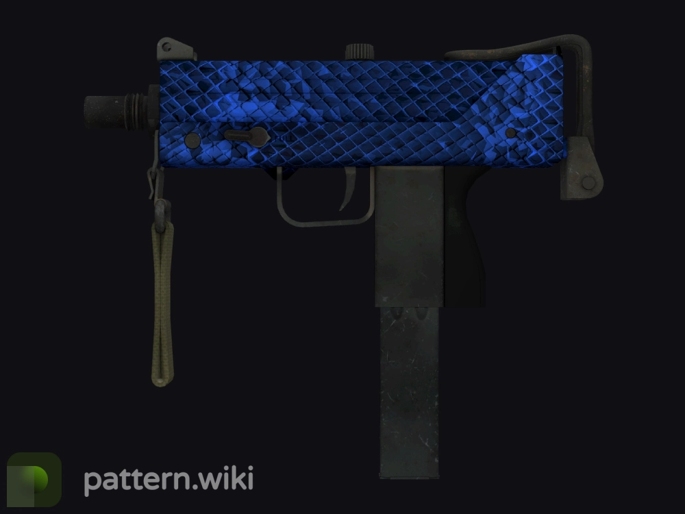 MAC-10 Lapis Gator seed 344