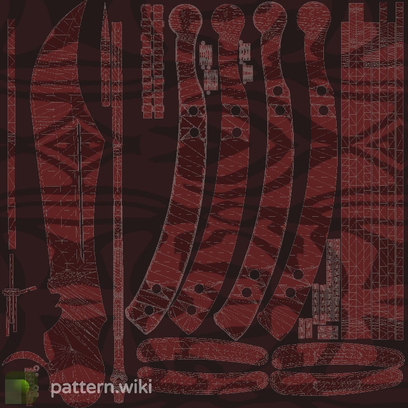 Butterfly Knife Slaughter seed 19 pattern template