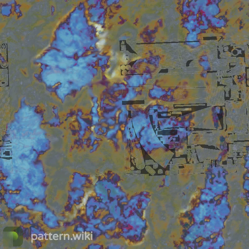 AK-47 Case Hardened seed 701 pattern template