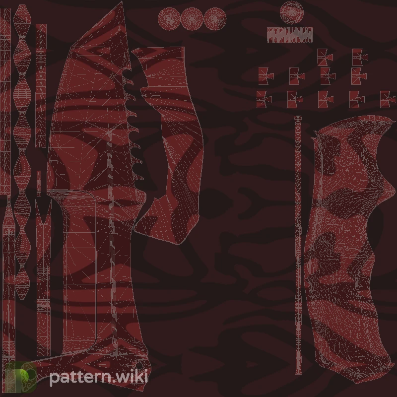 Huntsman Knife Slaughter seed 329 pattern template