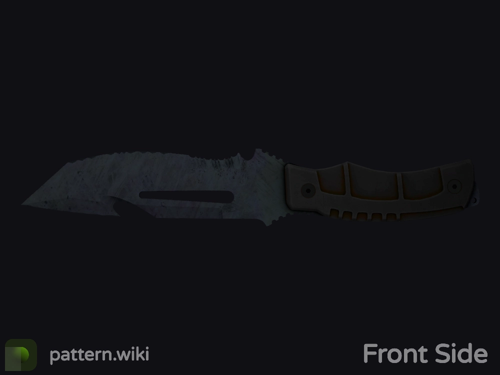 Survival Knife Blue Steel seed 122