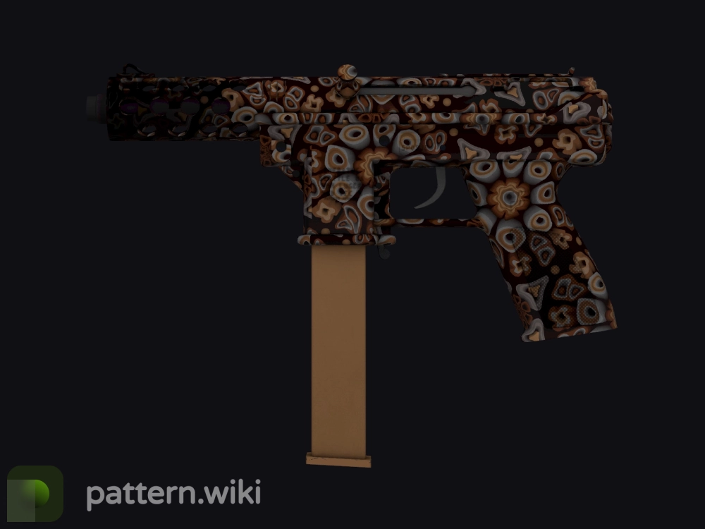 Tec-9 Orange Murano seed 823