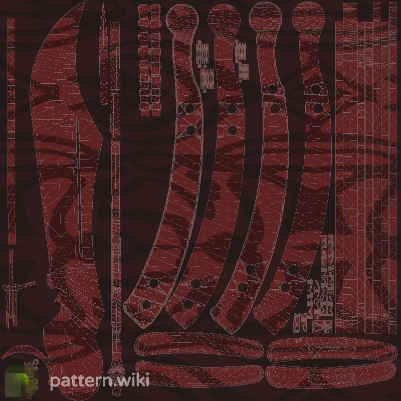 Butterfly Knife Slaughter seed 663 pattern template