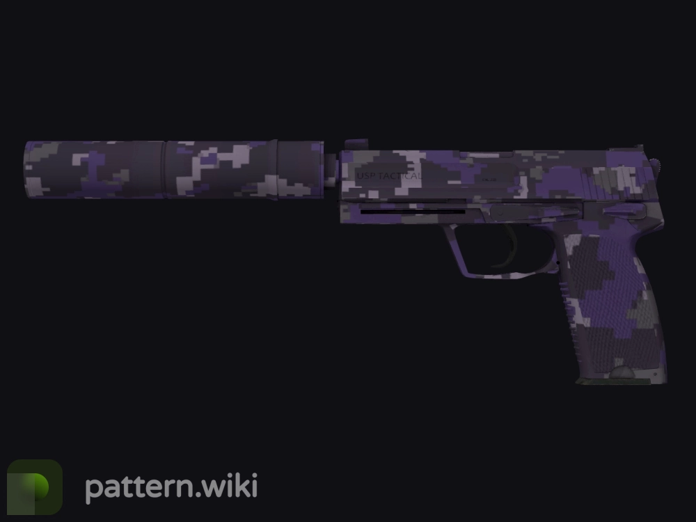 USP-S Purple DDPAT seed 127