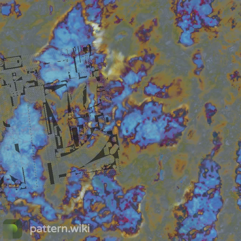 AK-47 Case Hardened seed 853 pattern template