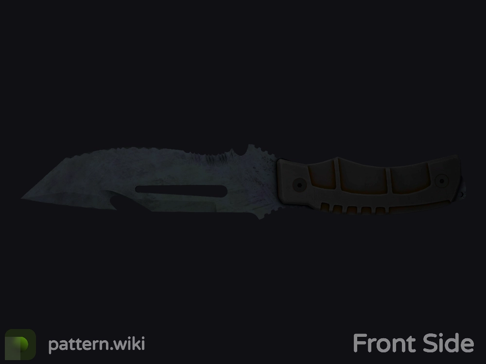 Survival Knife Blue Steel seed 424