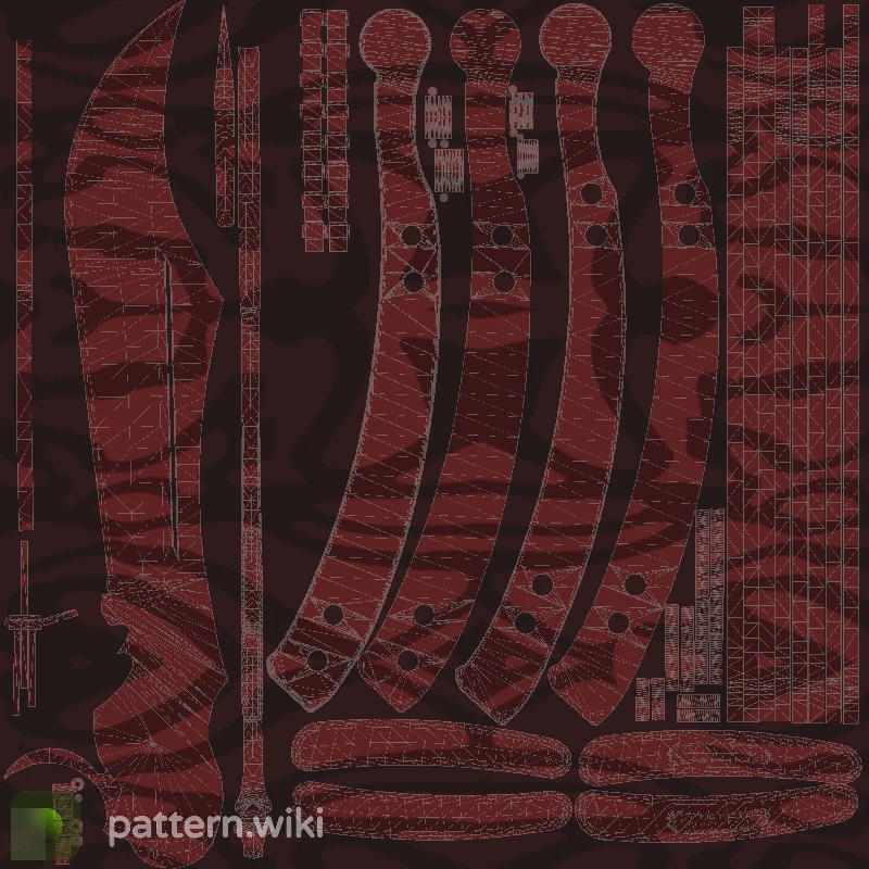 Butterfly Knife Slaughter seed 373 pattern template