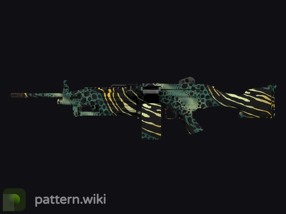 M249 Emerald Poison Dart seed 992