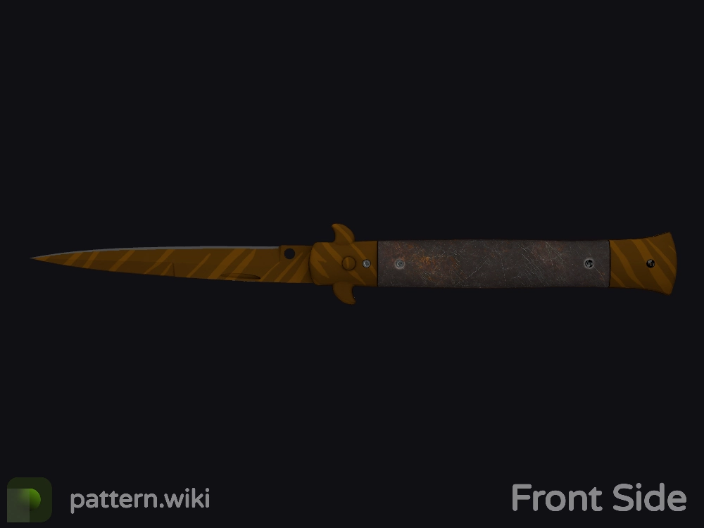 Stiletto Knife Tiger Tooth seed 999