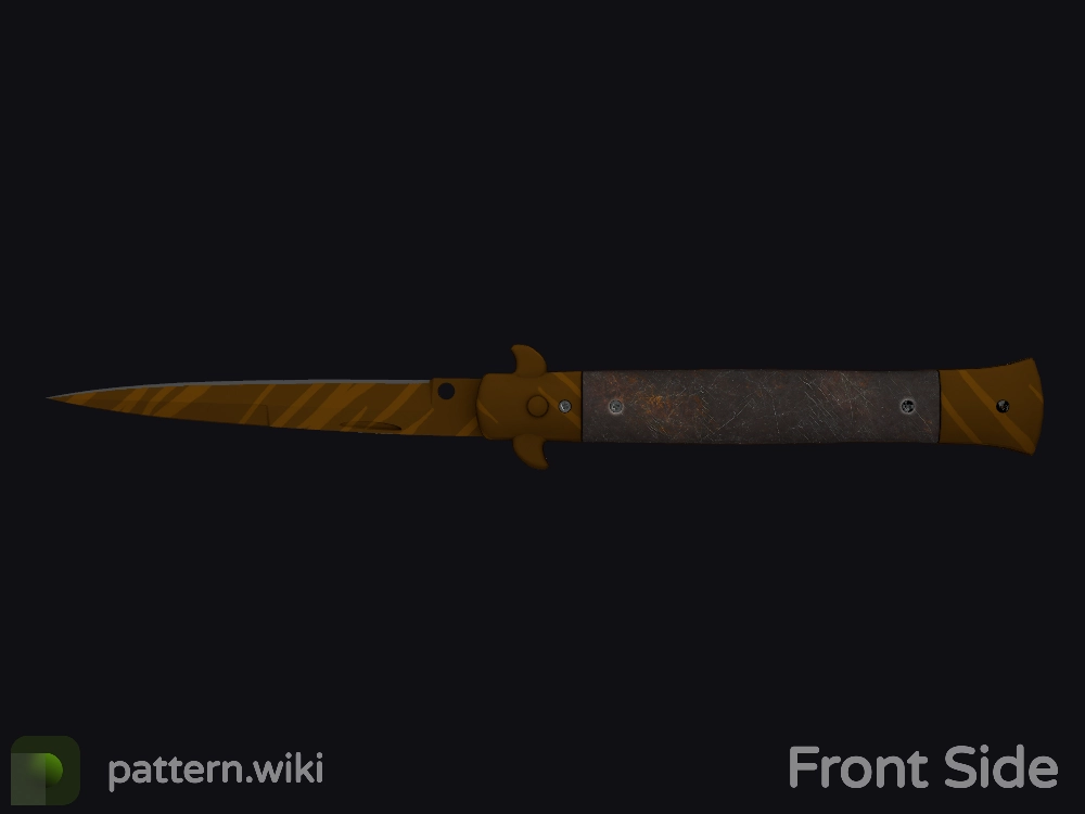 Stiletto Knife Tiger Tooth seed 901