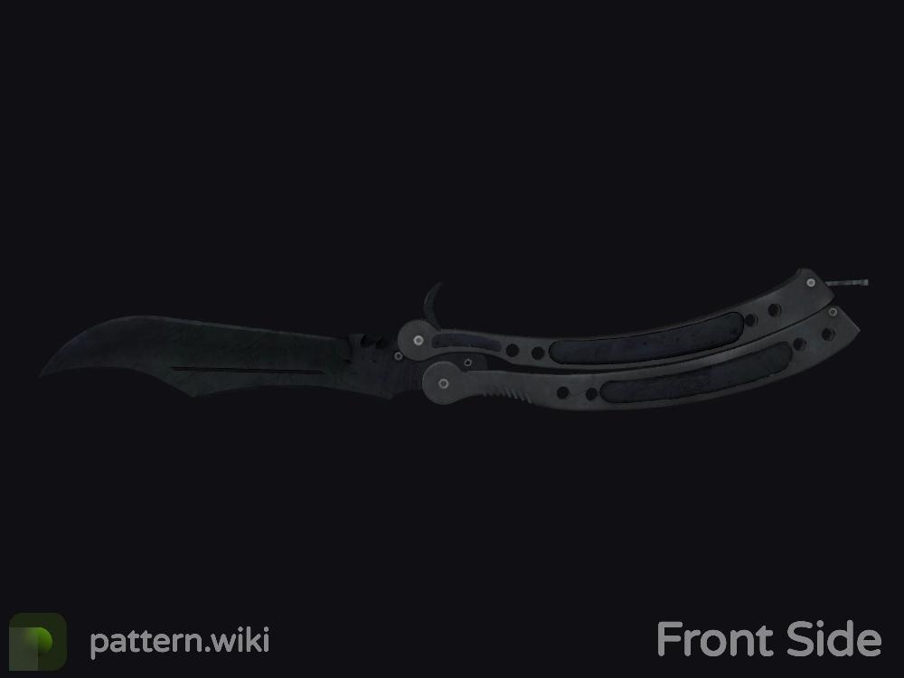 Butterfly Knife Blue Steel seed 36