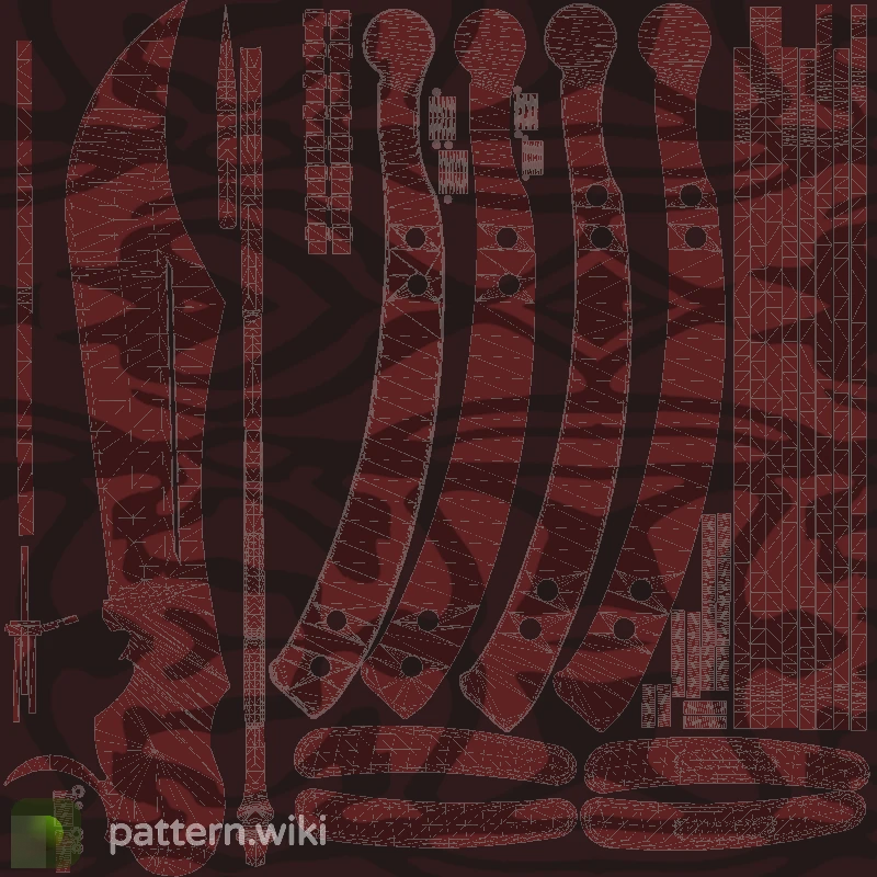 Butterfly Knife Slaughter seed 378 pattern template