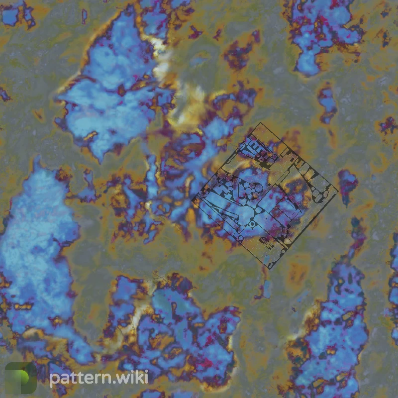 Five-SeveN Case Hardened seed 567 pattern template