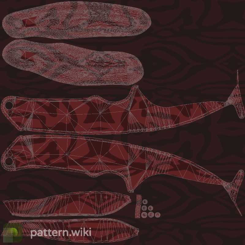 Gut Knife Slaughter seed 454 pattern template