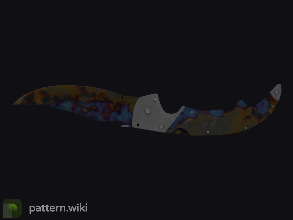 Falchion Knife Case Hardened seed 87