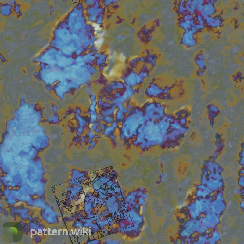 Five-SeveN Case Hardened seed 160 pattern template