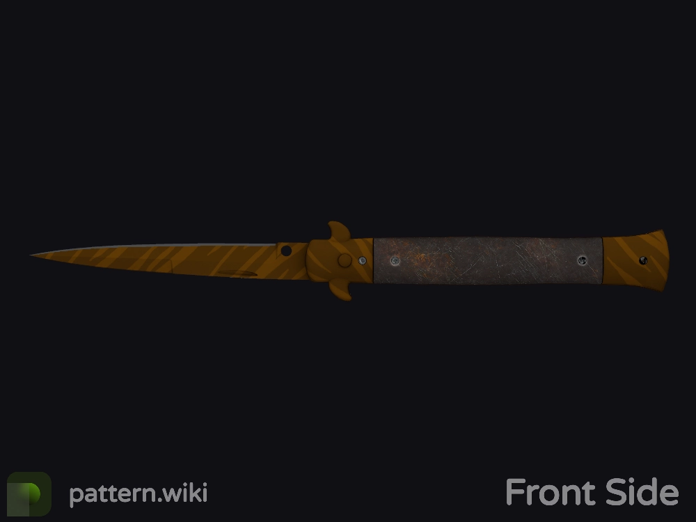 Stiletto Knife Tiger Tooth seed 851