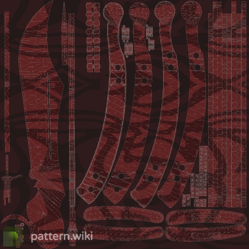 Butterfly Knife Slaughter seed 634 pattern template