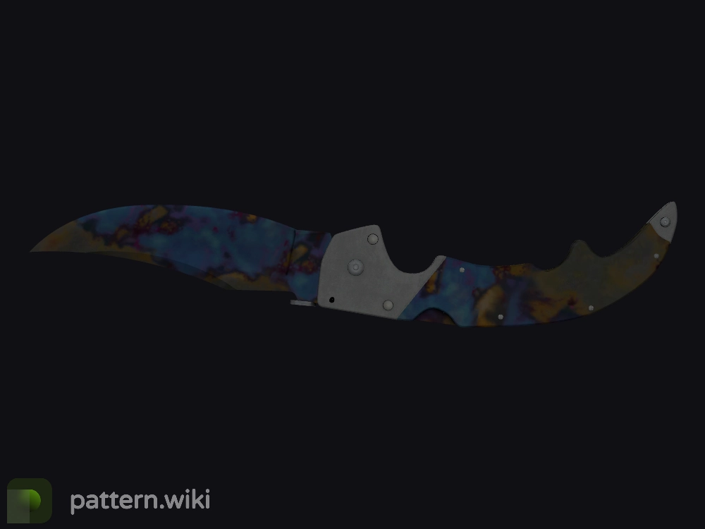 Falchion Knife Case Hardened seed 396