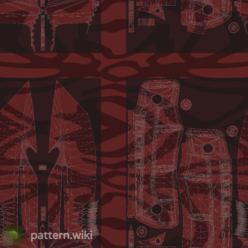 Survival Knife Slaughter seed 743 pattern template