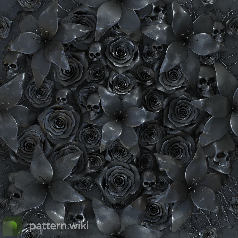 UMP-45 Metal Flowers seed 0 pattern template