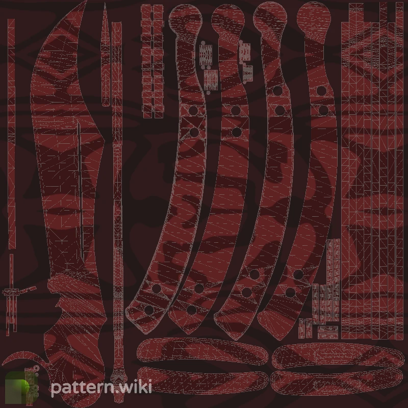 Butterfly Knife Slaughter seed 923 pattern template