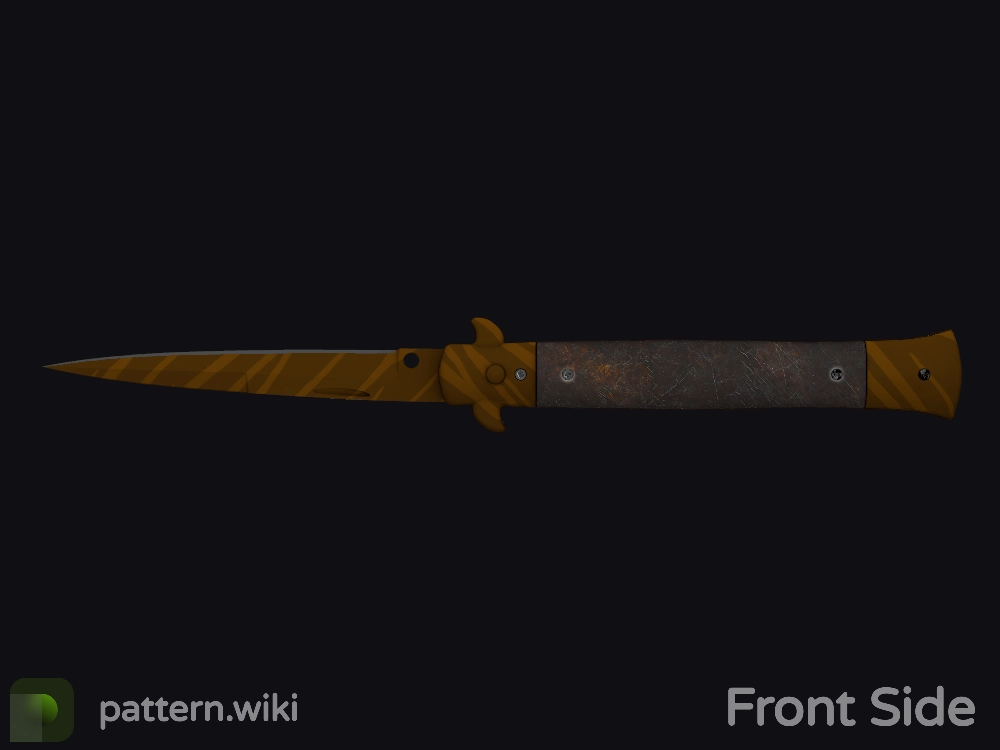 Stiletto Knife Tiger Tooth seed 866