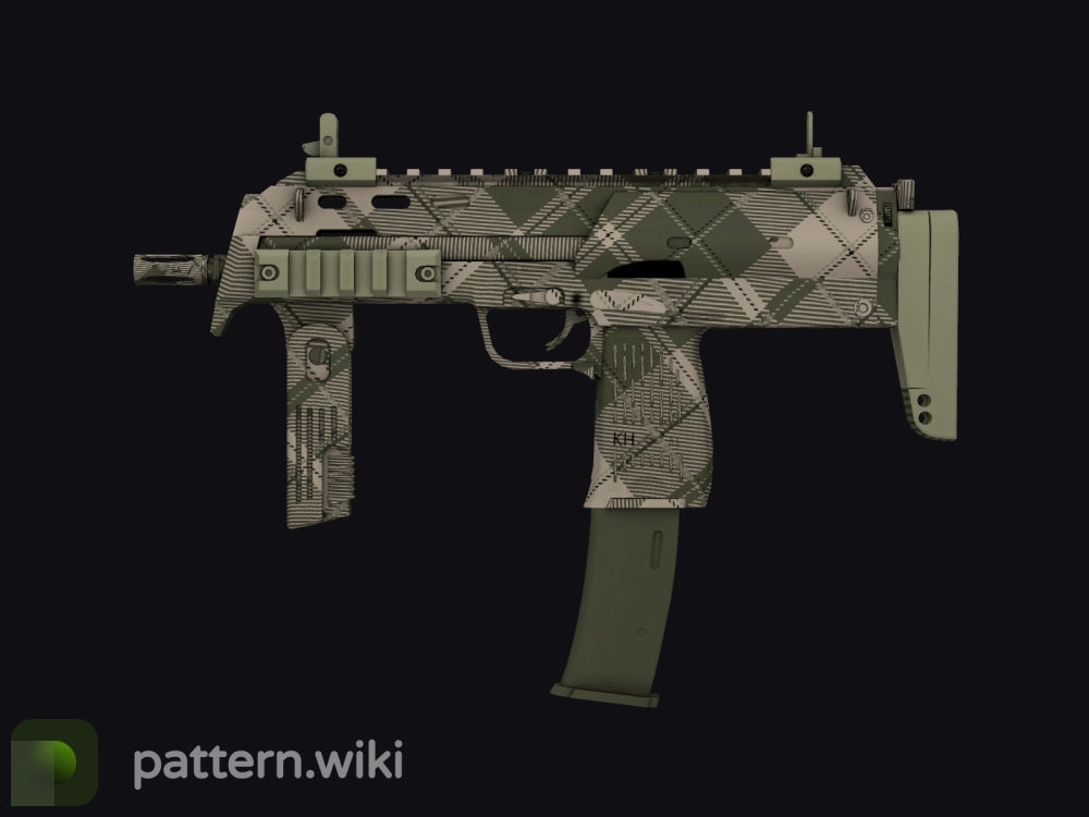 MP7 Olive Plaid seed 413