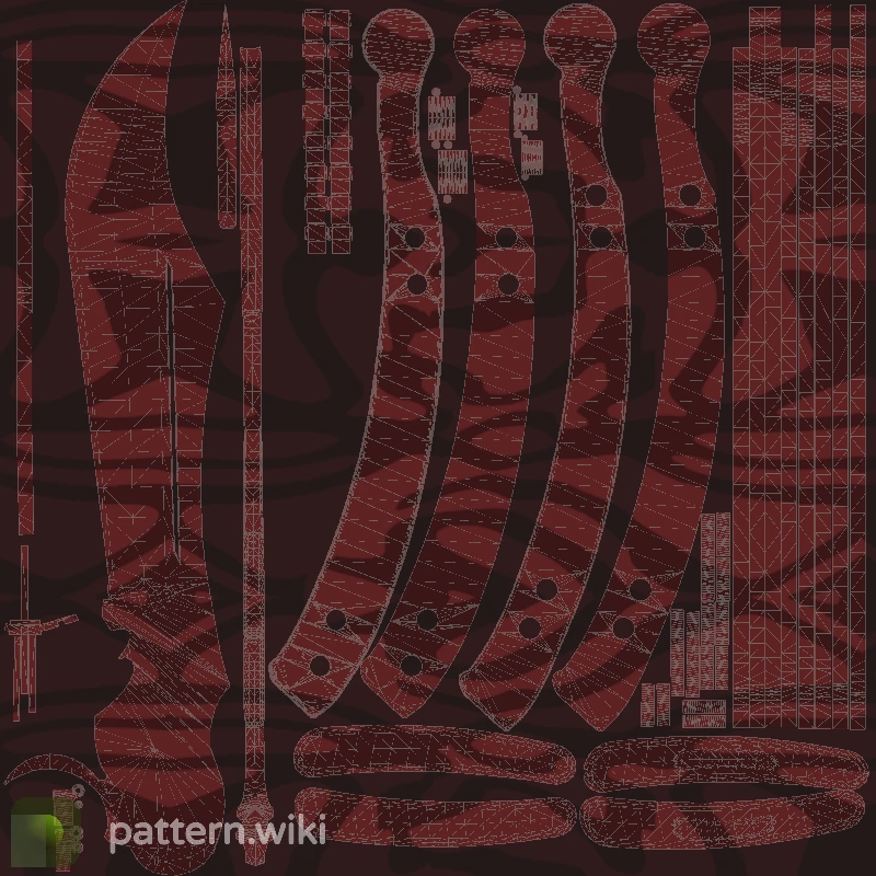 Butterfly Knife Slaughter seed 628 pattern template