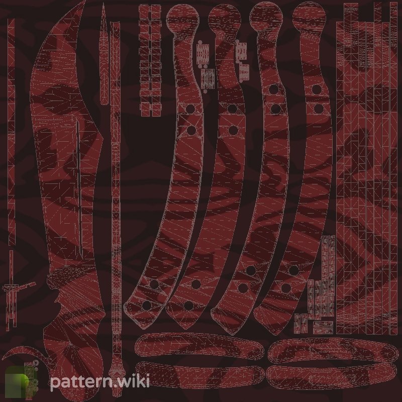 Butterfly Knife Slaughter seed 637 pattern template