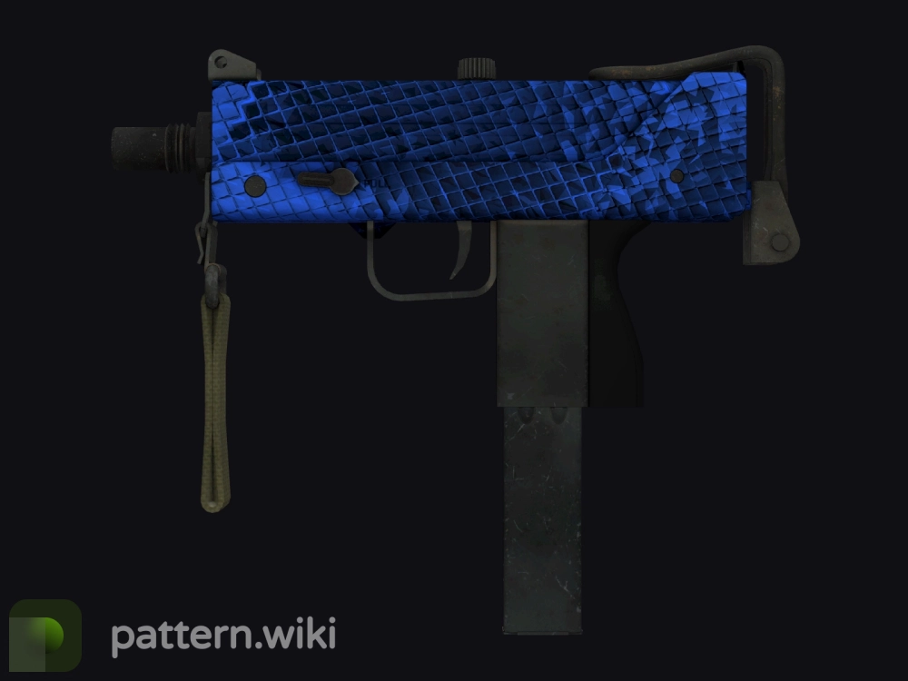 MAC-10 Lapis Gator seed 322