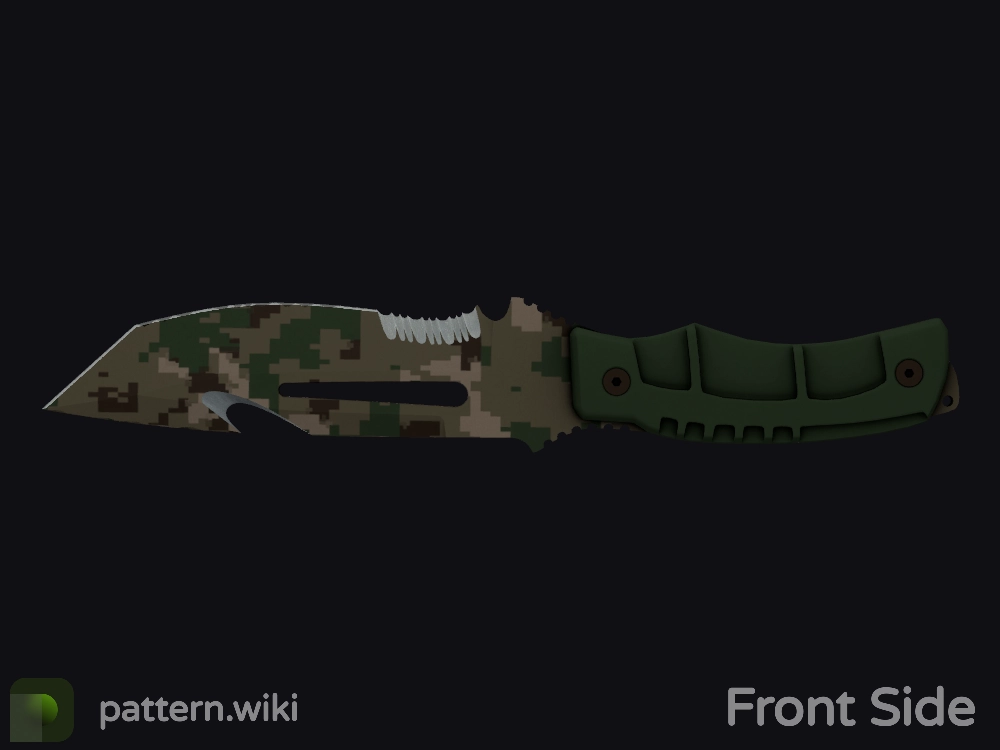 Survival Knife Forest DDPAT seed 387