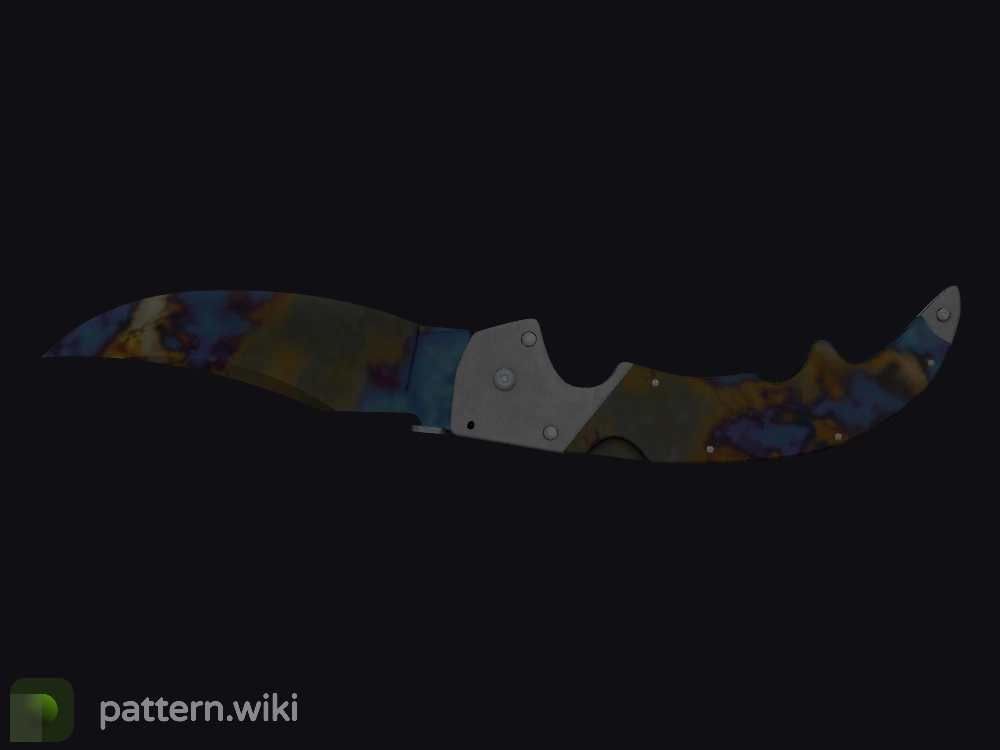 Falchion Knife Case Hardened seed 255