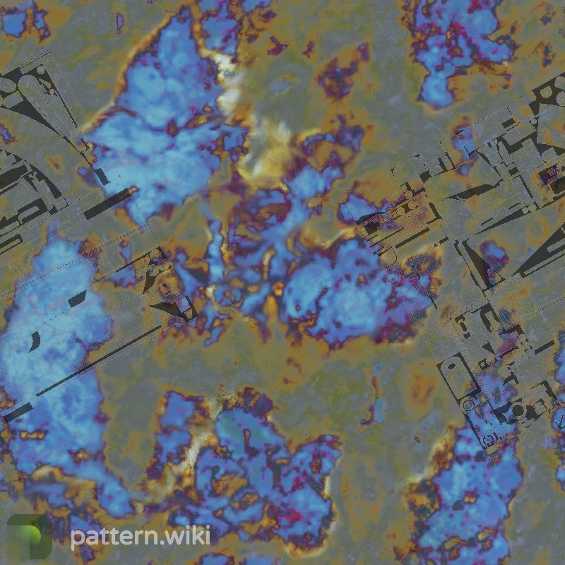 AK-47 Case Hardened seed 879 pattern template