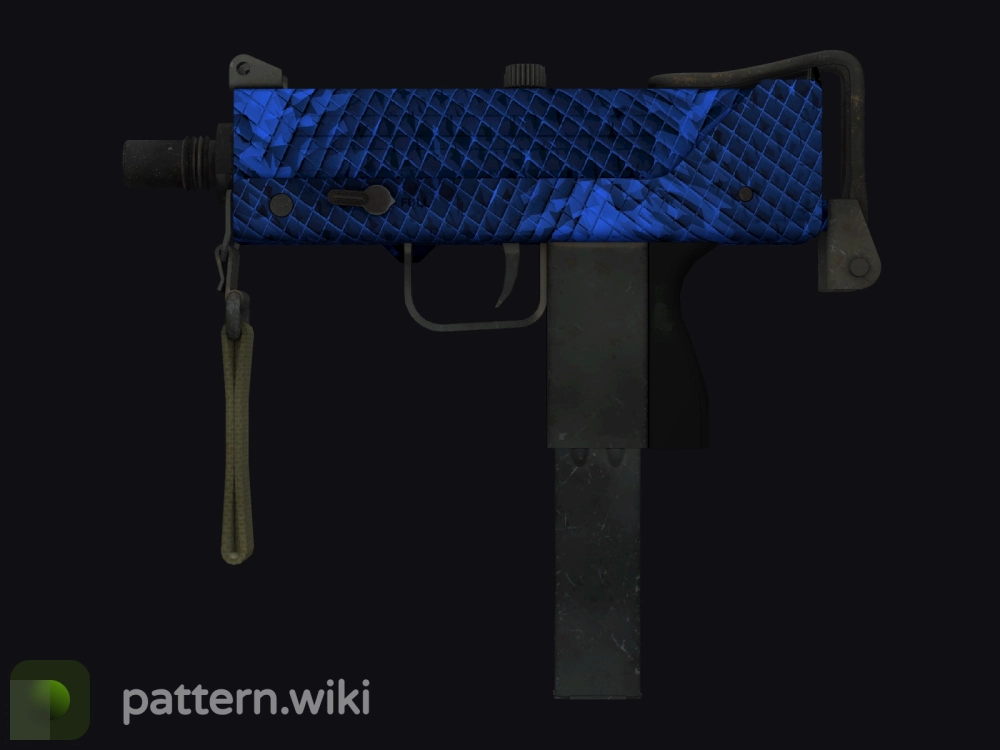 MAC-10 Lapis Gator seed 438