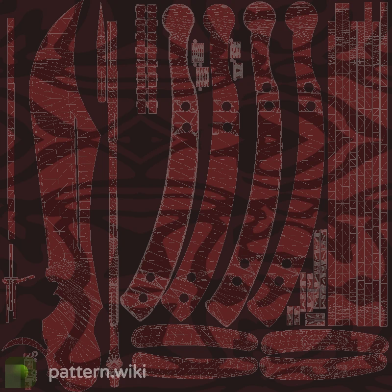 Butterfly Knife Slaughter seed 720 pattern template