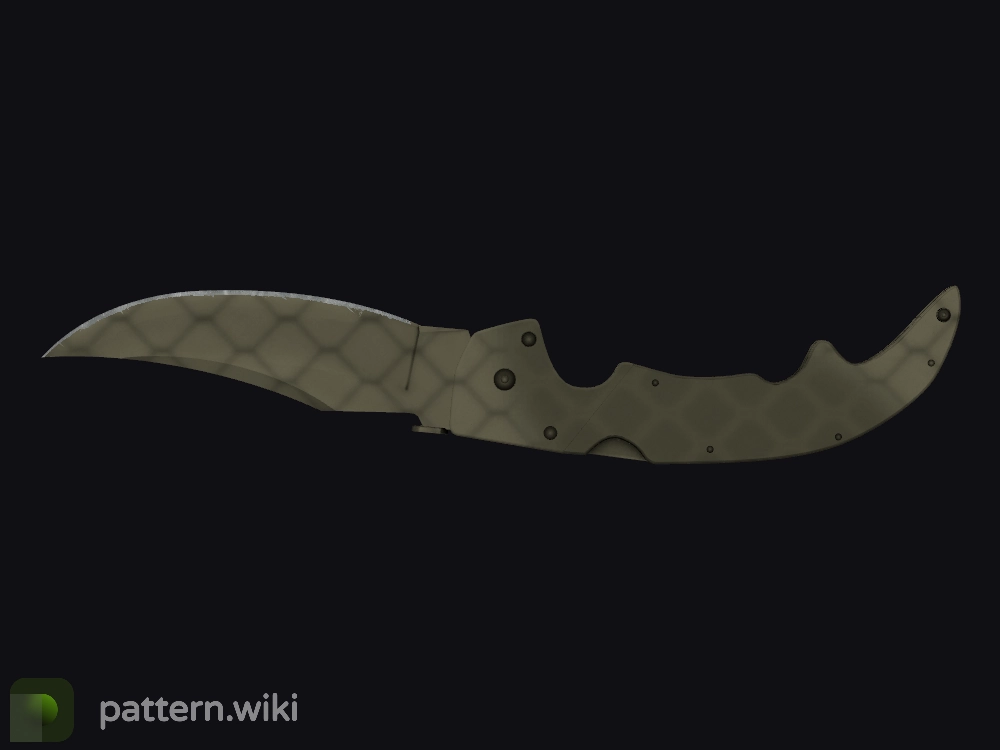 Falchion Knife Safari Mesh seed 266