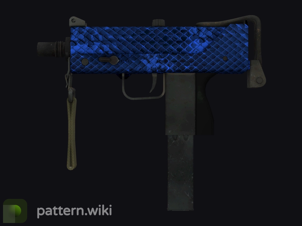 MAC-10 Lapis Gator seed 341