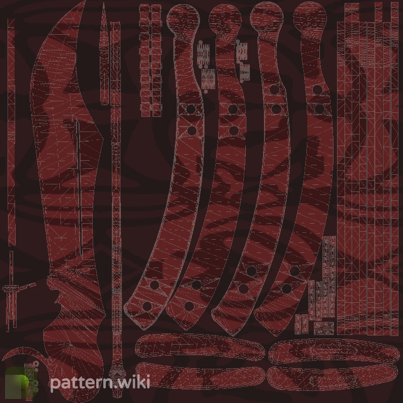 Butterfly Knife Slaughter seed 406 pattern template