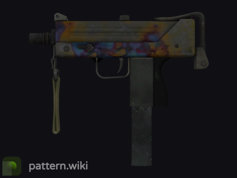 MAC-10 Case Hardened seed 851