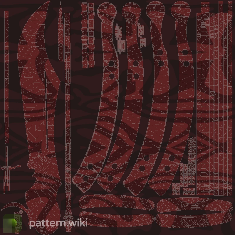 Butterfly Knife Slaughter seed 57 pattern template