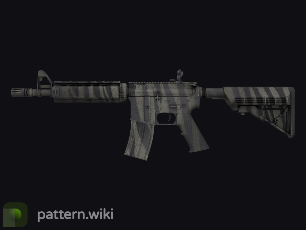 M4A4 Faded Zebra seed 90