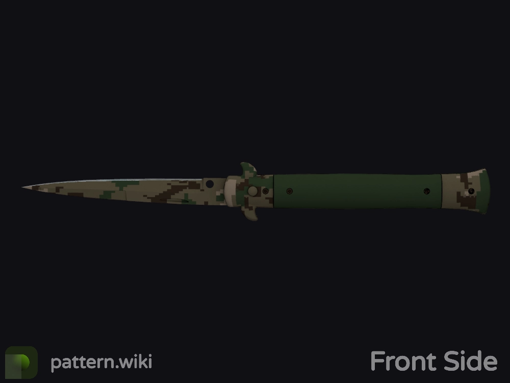 Stiletto Knife Forest DDPAT seed 413