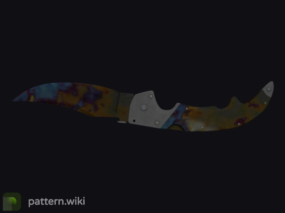 Falchion Knife Case Hardened seed 423