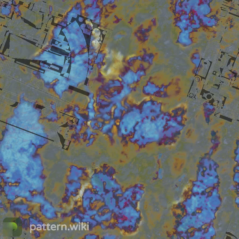 AK-47 Case Hardened seed 927 pattern template