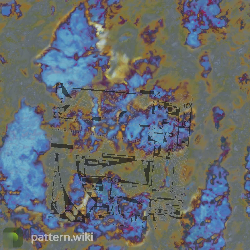 AK-47 Case Hardened seed 348 pattern template