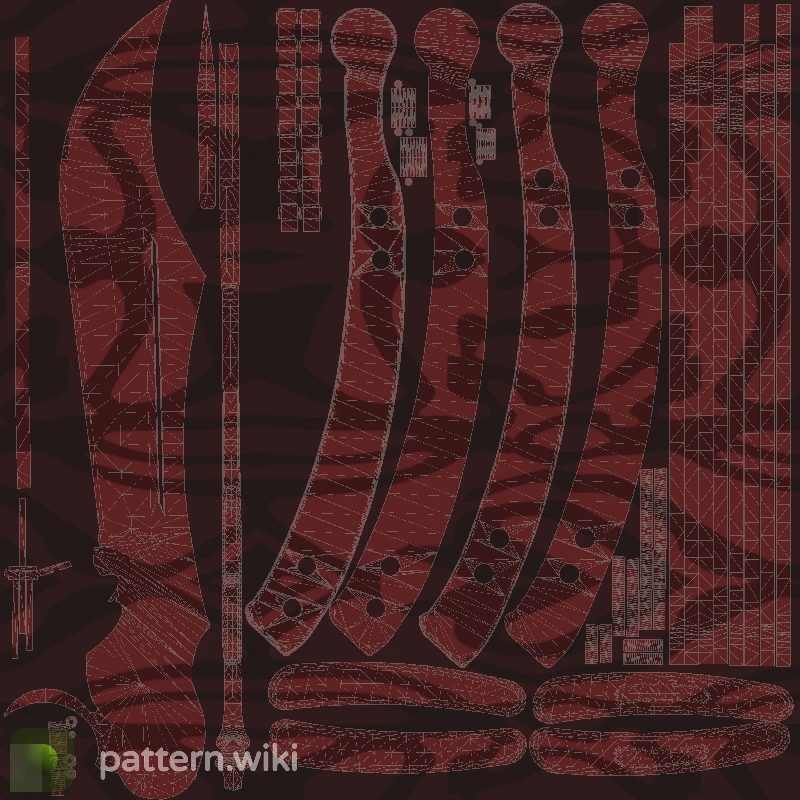 Butterfly Knife Slaughter seed 643 pattern template