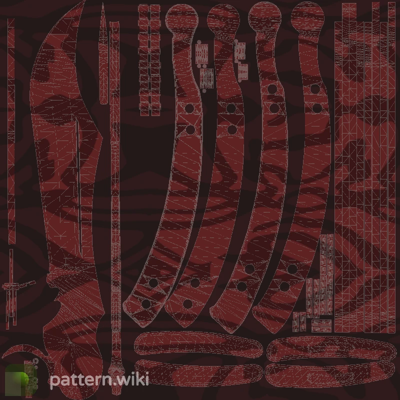 Butterfly Knife Slaughter seed 465 pattern template