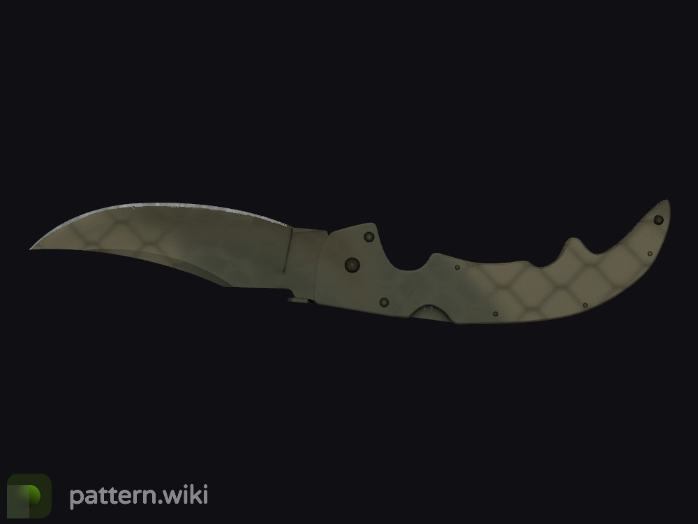 Falchion Knife Safari Mesh seed 980